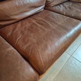 Olsen & Son 3-seater leather sofa