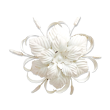 Ceiling light foliage in white metal early 1970s