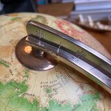 World map, luminous globe