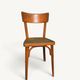 Chaise de billard ancienne Chevillotte en bois courbé