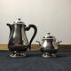 Christofle Gallia Silver Plated Coffee Pot & Sugar Bowl: Art Nouveau Regenc