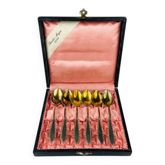 Silver tea spoons by Theodor Meyer Bern from Berndorf, 1920s, set of 6.