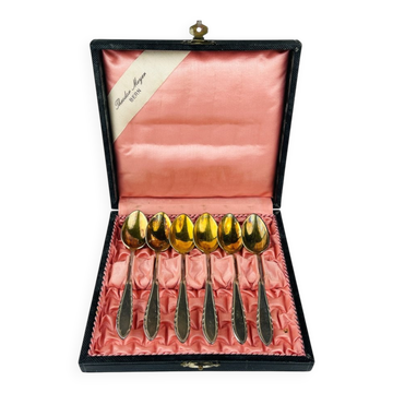 Cuillères à thé en argent Theodor Meyer Bern de Berndorf, années 1920, lot de 6