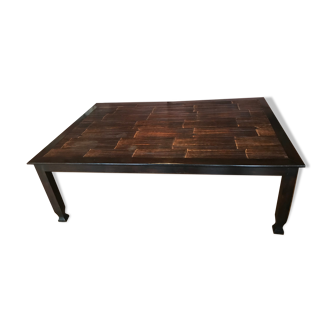 Wooden table of Family house