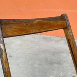 4 Antique Folding Bistro Brasserie Terrace Chairs