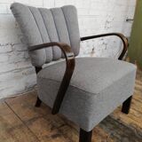 Pair of Halabala cocktail armchair, Czech, 1940