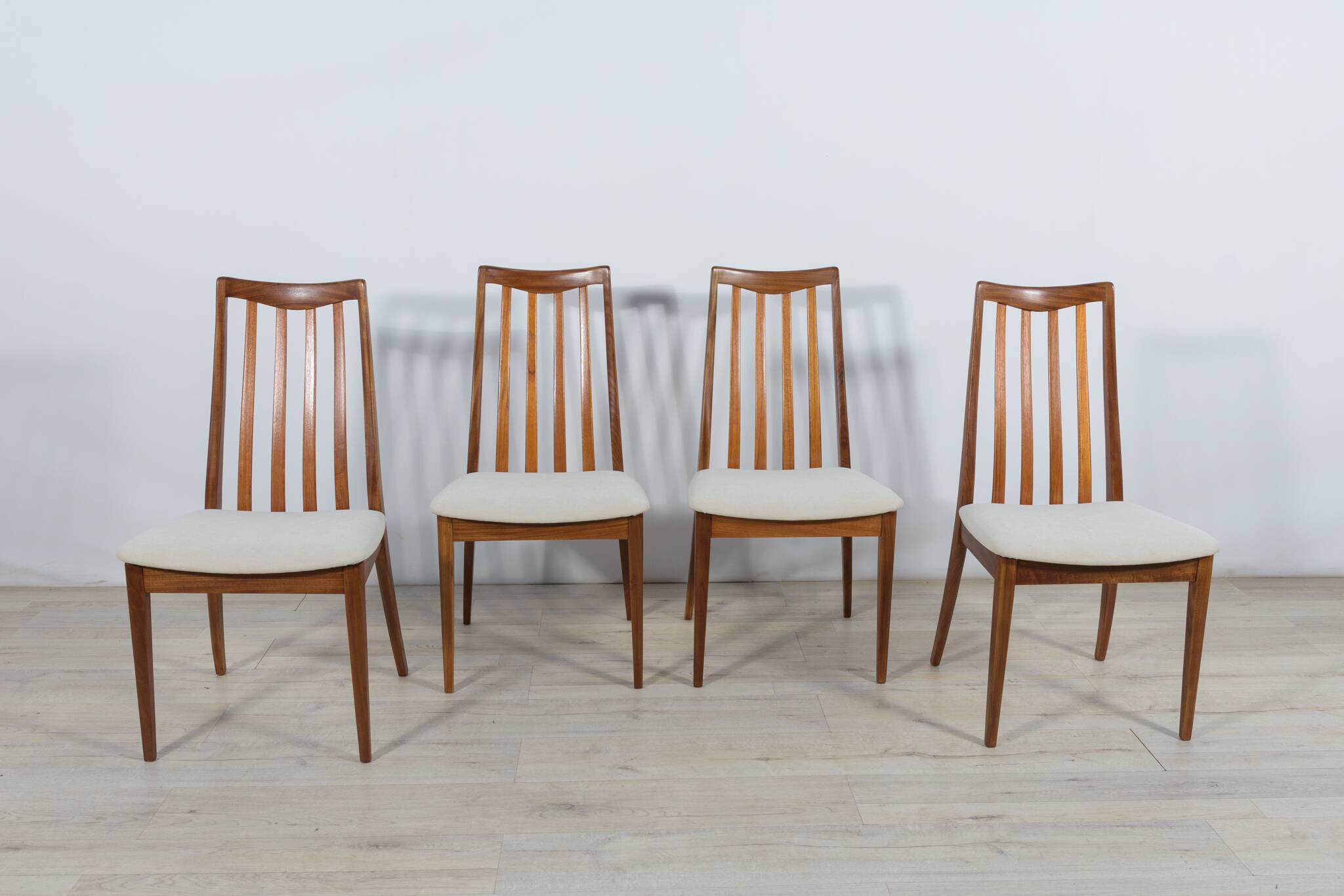 Mid-Century Teak Dining Chairs by Leslie Dandy for G-Plan, 1960s, Set of 4
