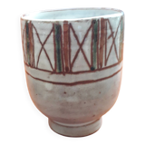 Vallauris ceramic vase signed Jean Rivier