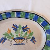 Large earthenware dish of Forges les Eaux called "black ass"