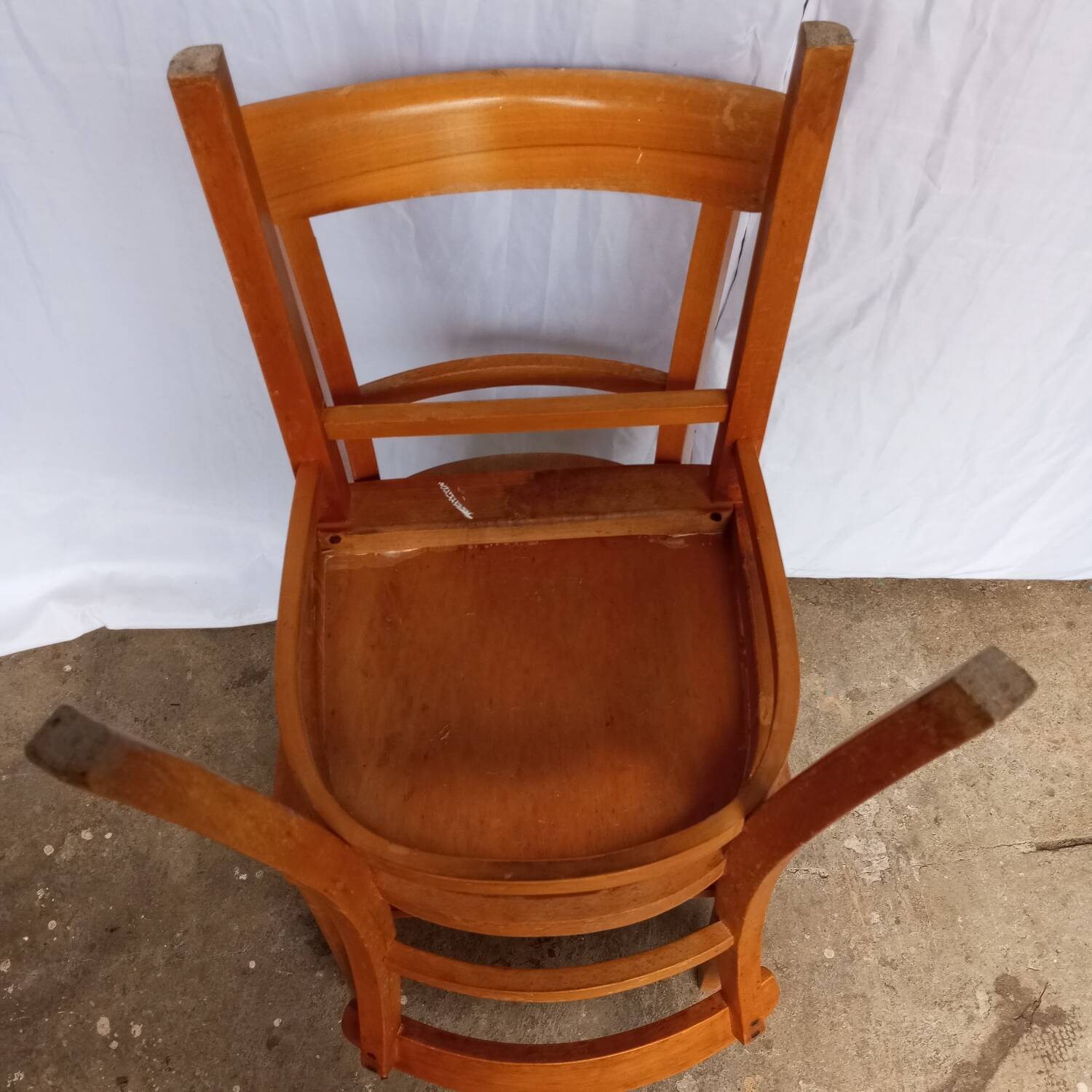 Antique bistro chairs