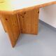Vintage octagonal dining table from the 1980s in pine with an extension.