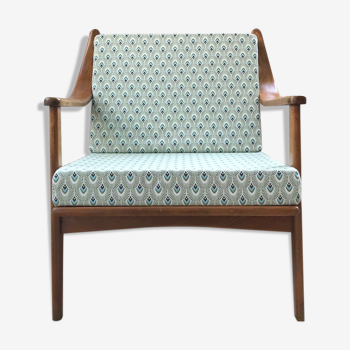 Fauteuil scandinave en teck, vers 1960