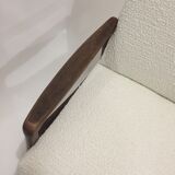 60s armchair reupholstered buckle