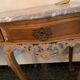 Louis XV style console with marble top
