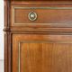 Secretary bar furniture, solid wood Louis XVI style - mirror and shelf