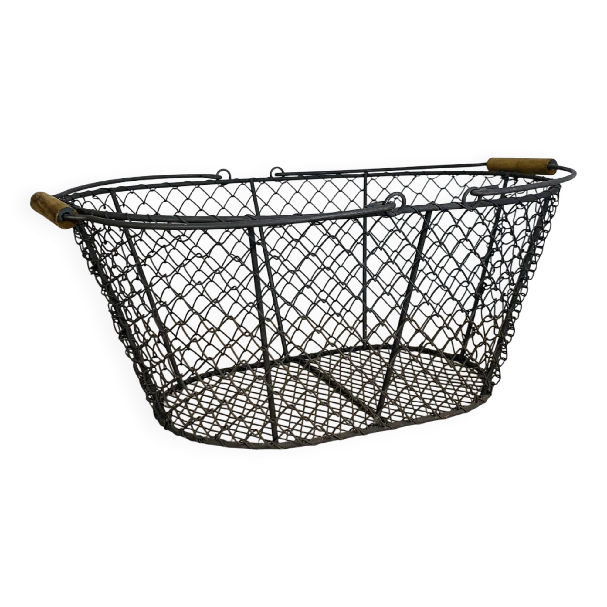 Vintage metal basket