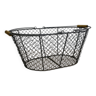 Panier vintage en métal