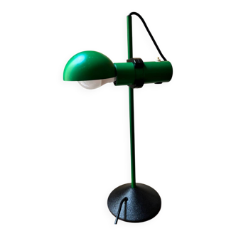 Lampe de bureau noire par Barbieri & Marianelli, design du milieu du siècle