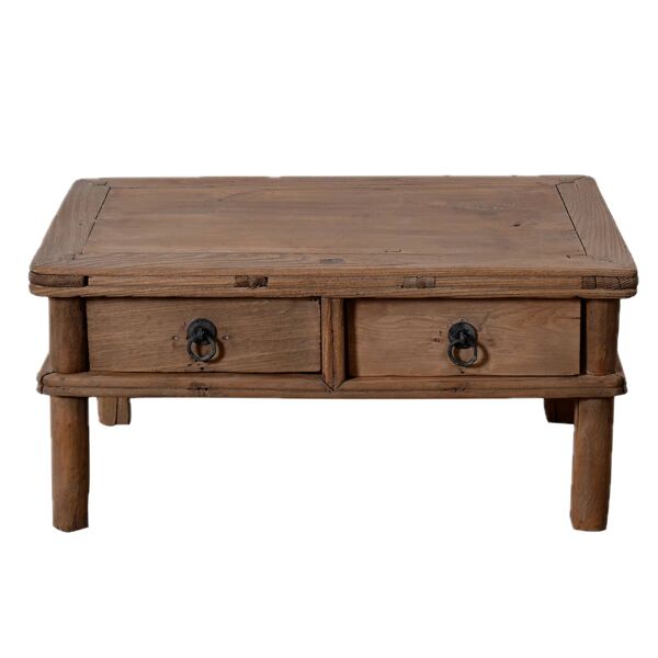 Linyi – Table de chevet chinoise en orme ancien n°5