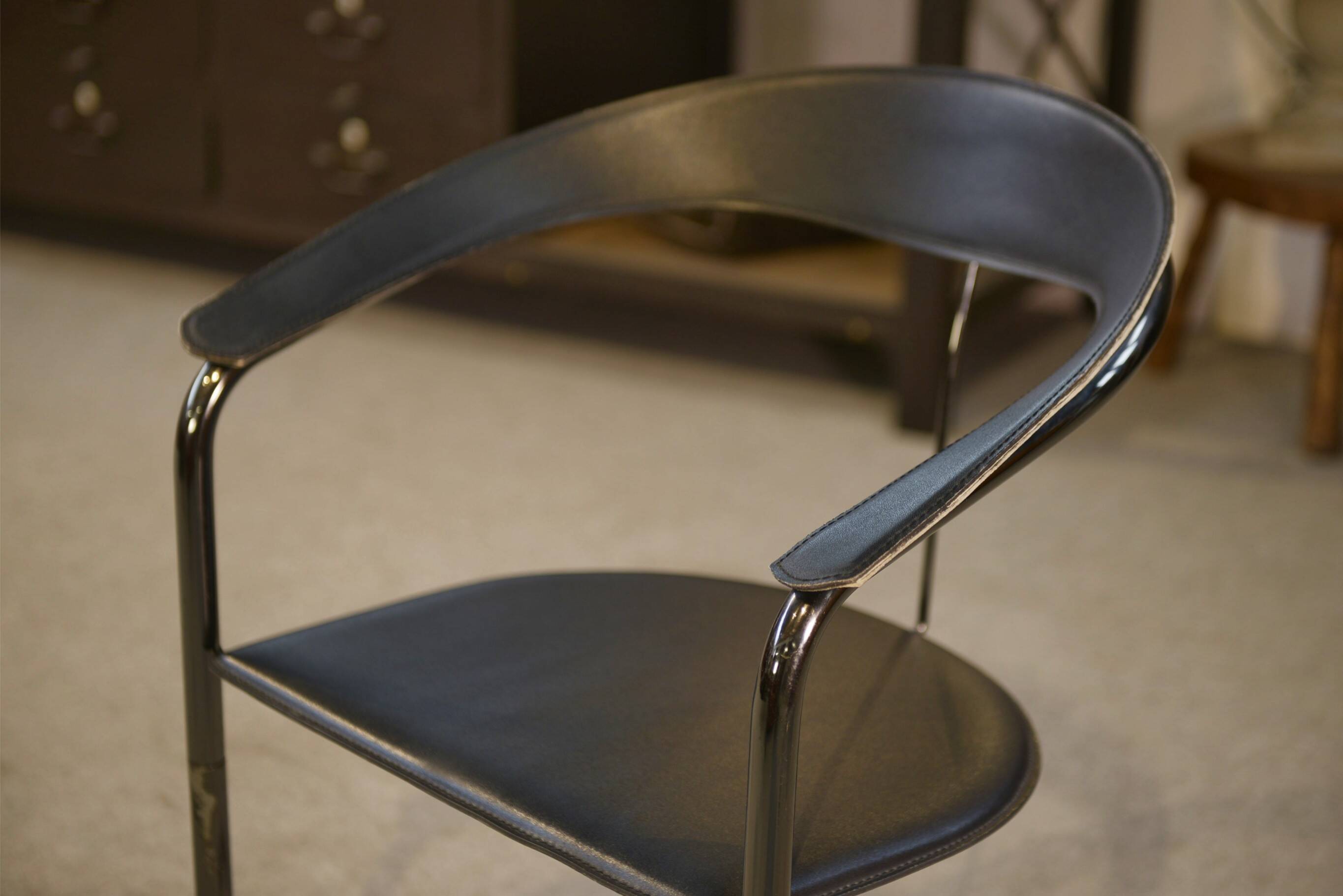 Design armchair by Arrben Italy 1980s