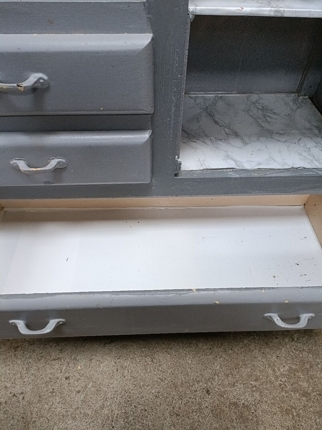 Armoire parisienne grise années 50