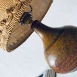 Vintage stoneware lamp