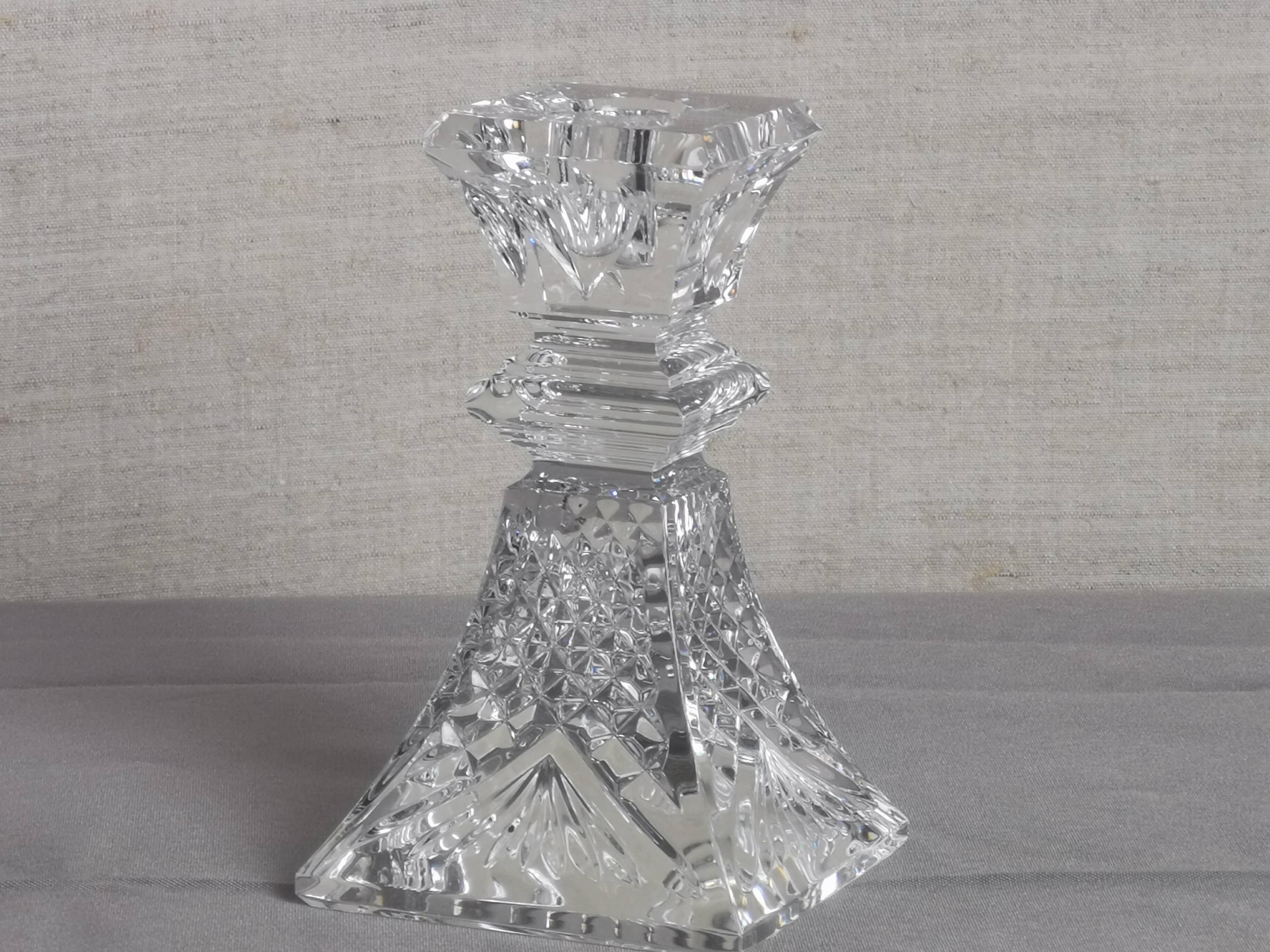 Pair of “waterford crystal” candle holders