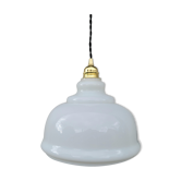 Opaline hanging lamp