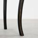 19th Century Black Wooden Side Table with Drawer, France
