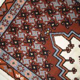 Moroccan vintage carpet berber handmade 81cm x 170cm 1970s, 1c629