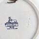 Plate asian decor Petrus regout Maastricht
