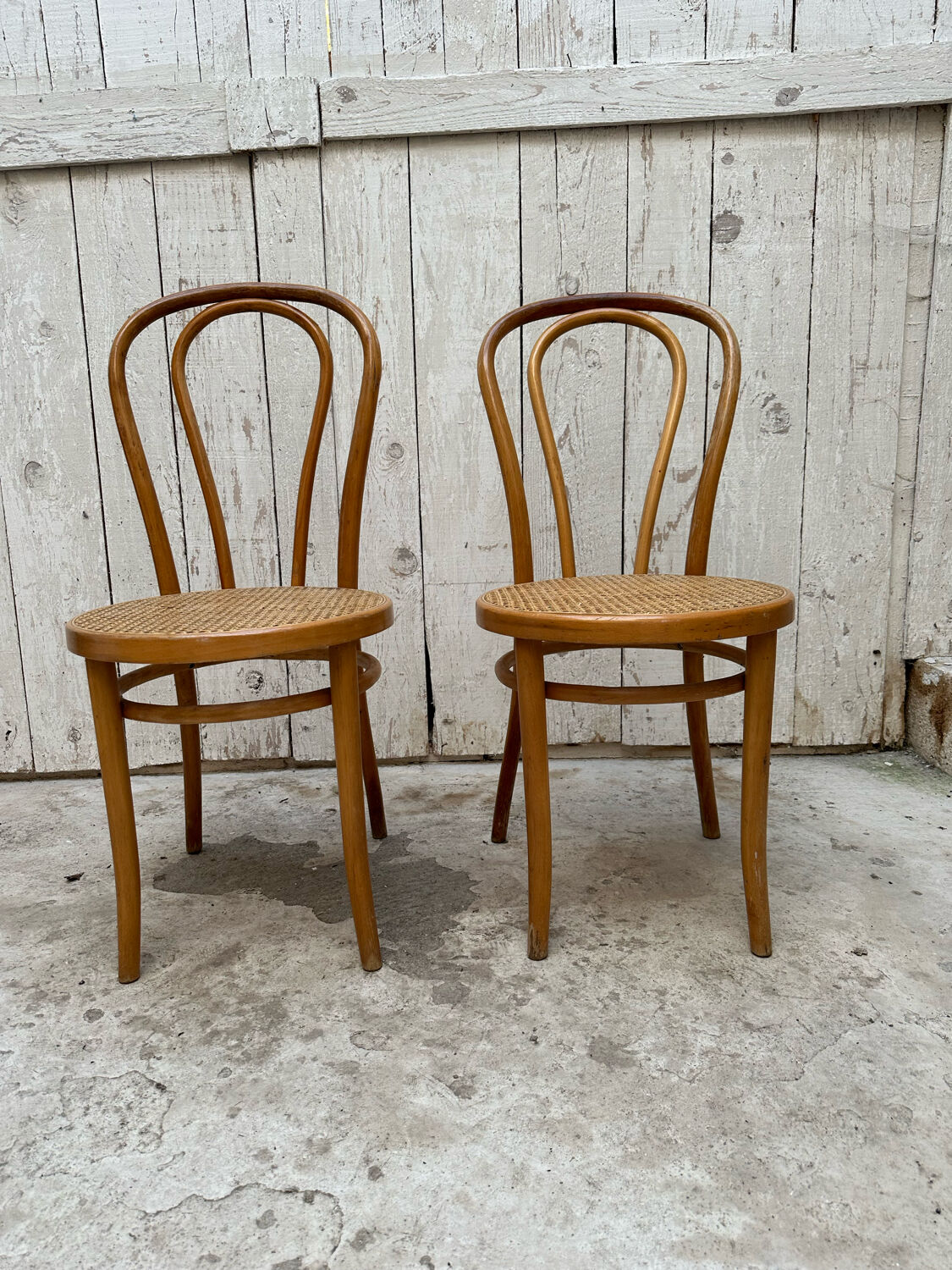 2 bistro chairs