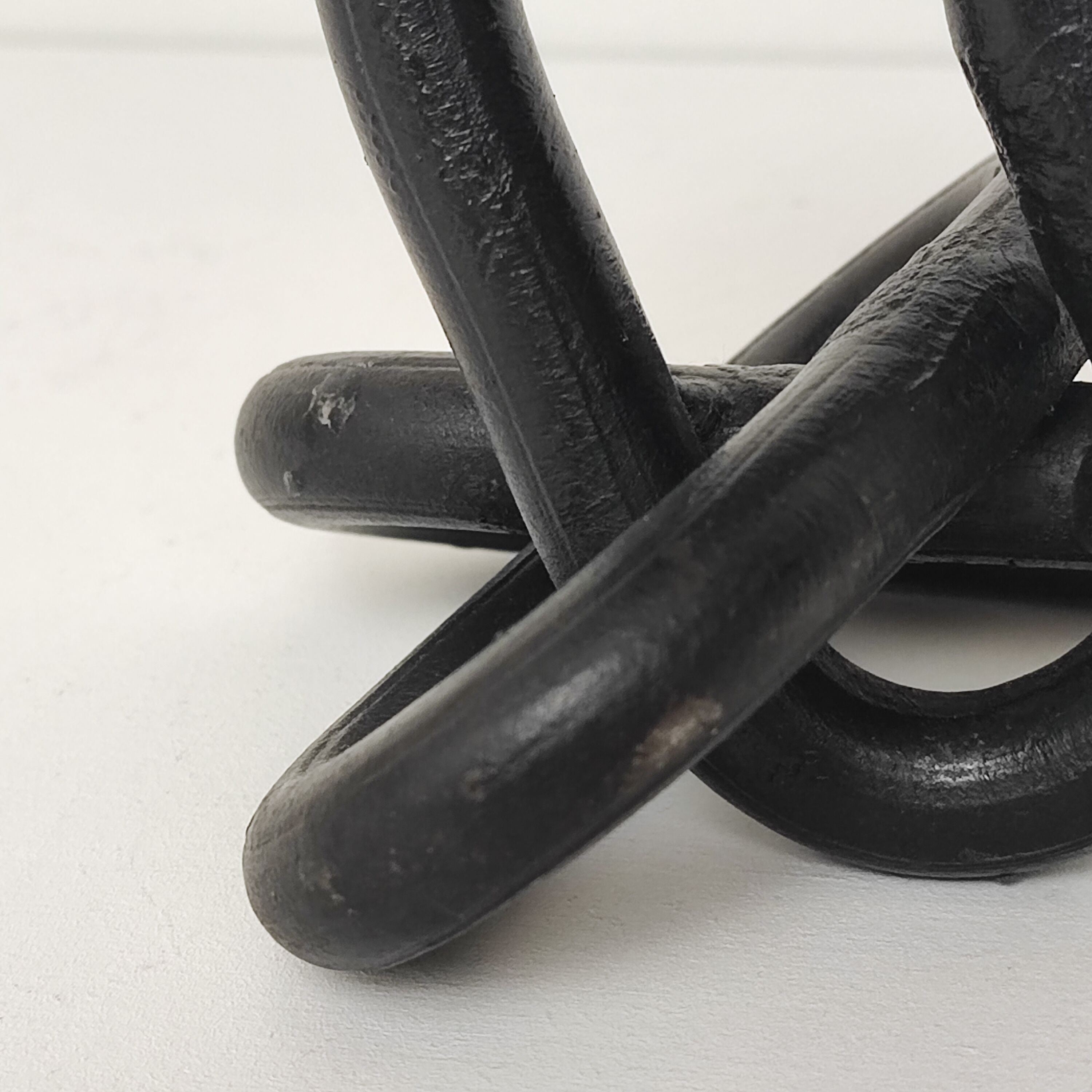 Brutalist "chain" candle holder