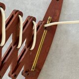 Lampe applique accordéon ou ciseaux, design scandinave des années 60