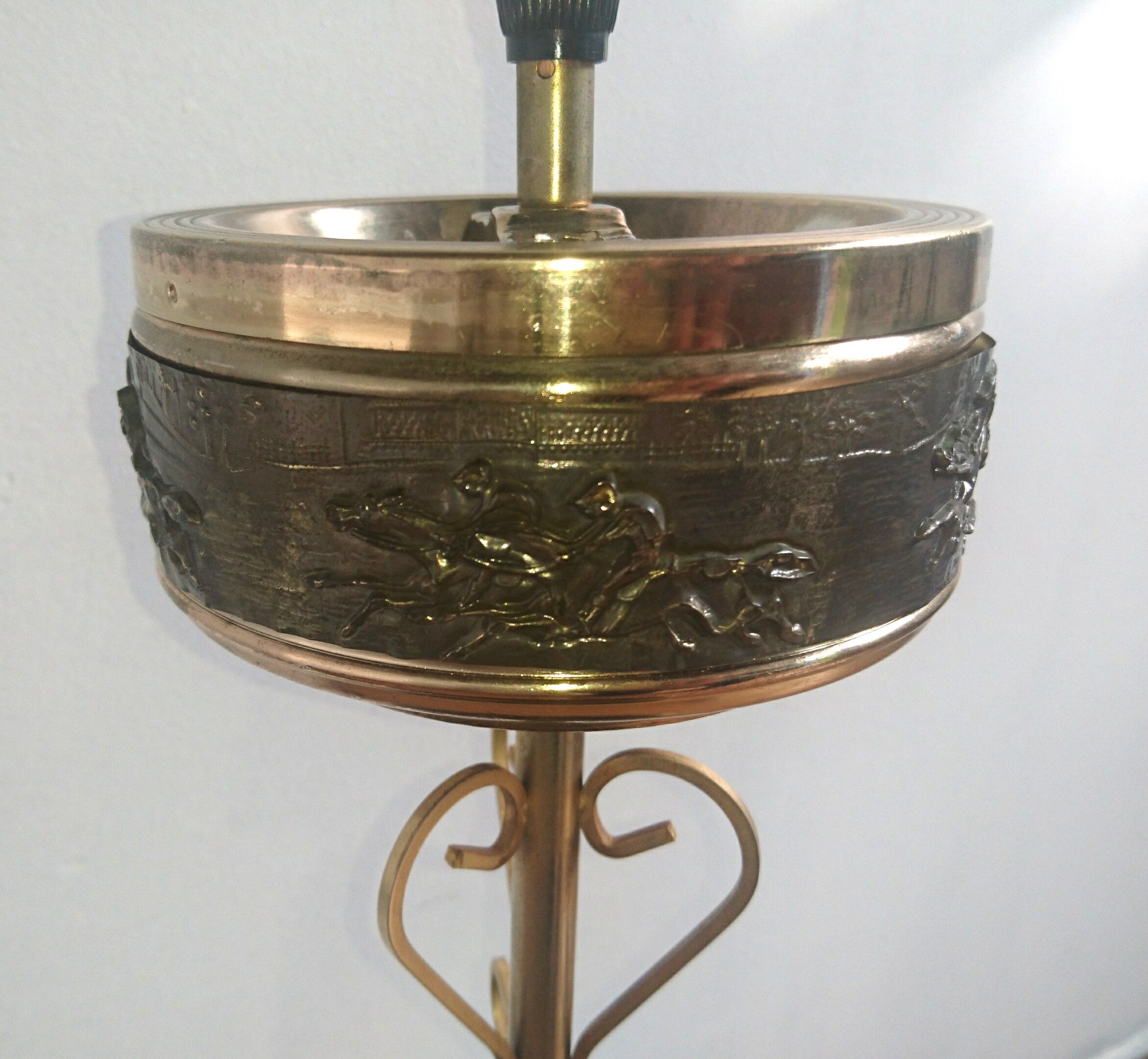 Vintage standing ashtray