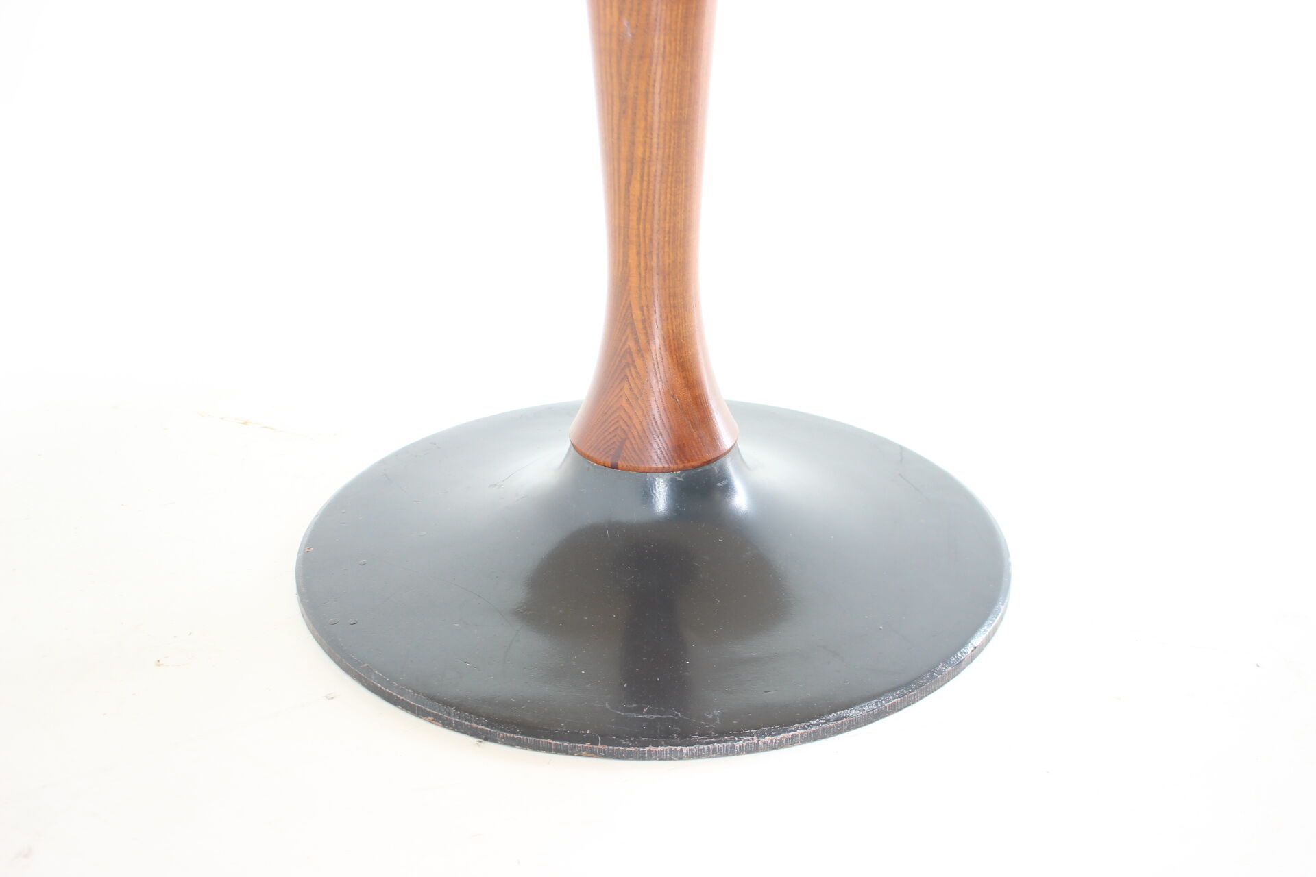 1970s Teak Round Dining Table, Czechoslovakia