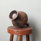 Gargoulette en céramique artisanale, poterie ethnique tribale