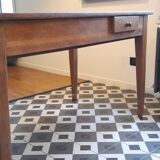 Brionnaise solid oak farm table