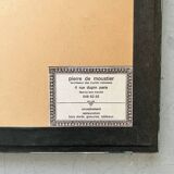 lithographie 1/8 encadré et signé de l'artiste huile et techniques mixtes
