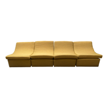 Soft sofa / 4 modules / 70s