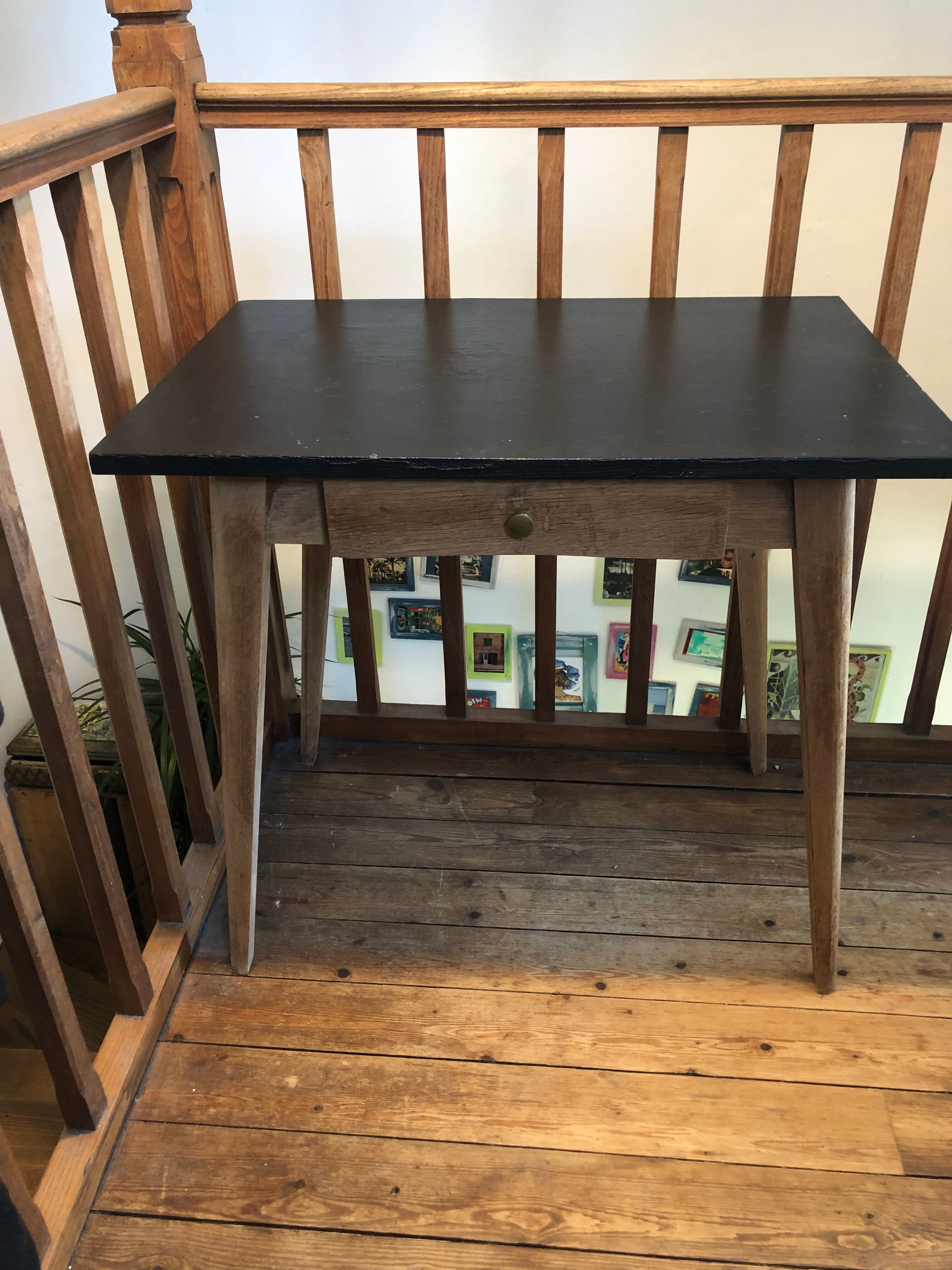 Wooden kitchen table