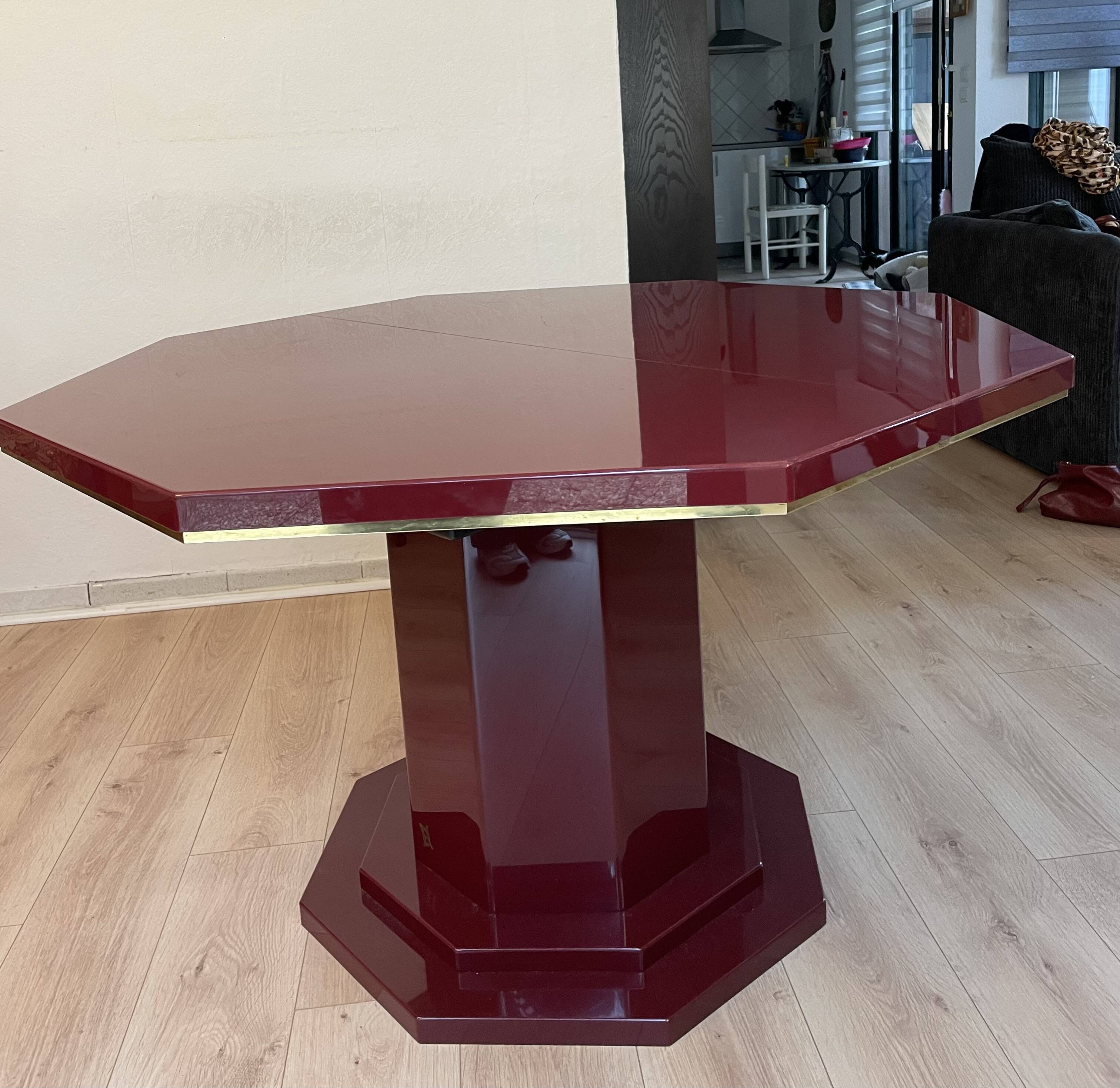 Table + 6 chairs Eric Maville