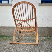 Adult rattan rocking chair – very good condition