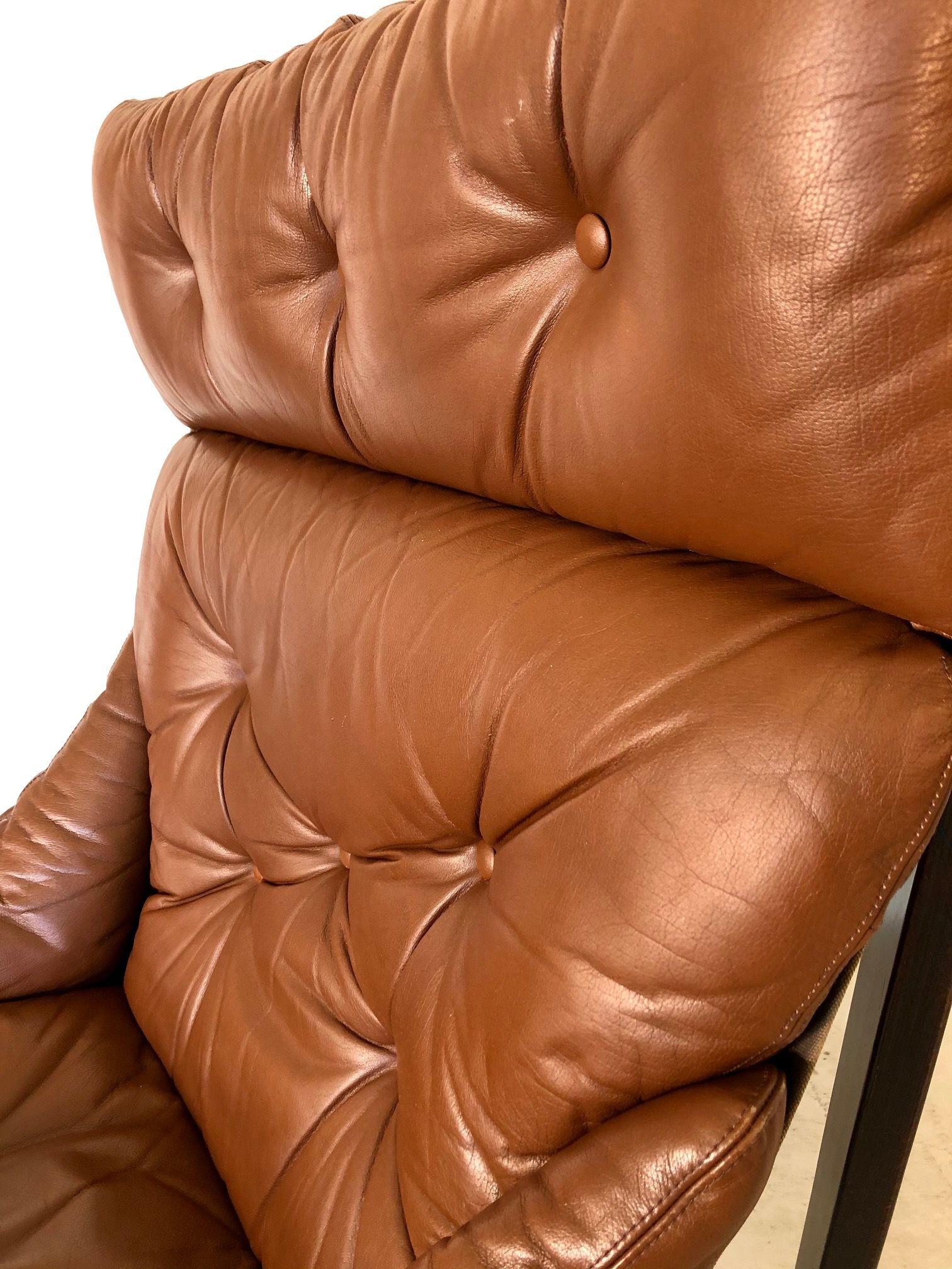 VINTAGE DANISH MID-CENTURY "VIKING" CHAIR BY JIM MYRSTAD 1973