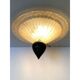 Graniglia Murano glass flush mount