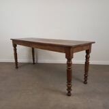 Large walnut bistro table