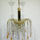 murano and crystal drops chandelier