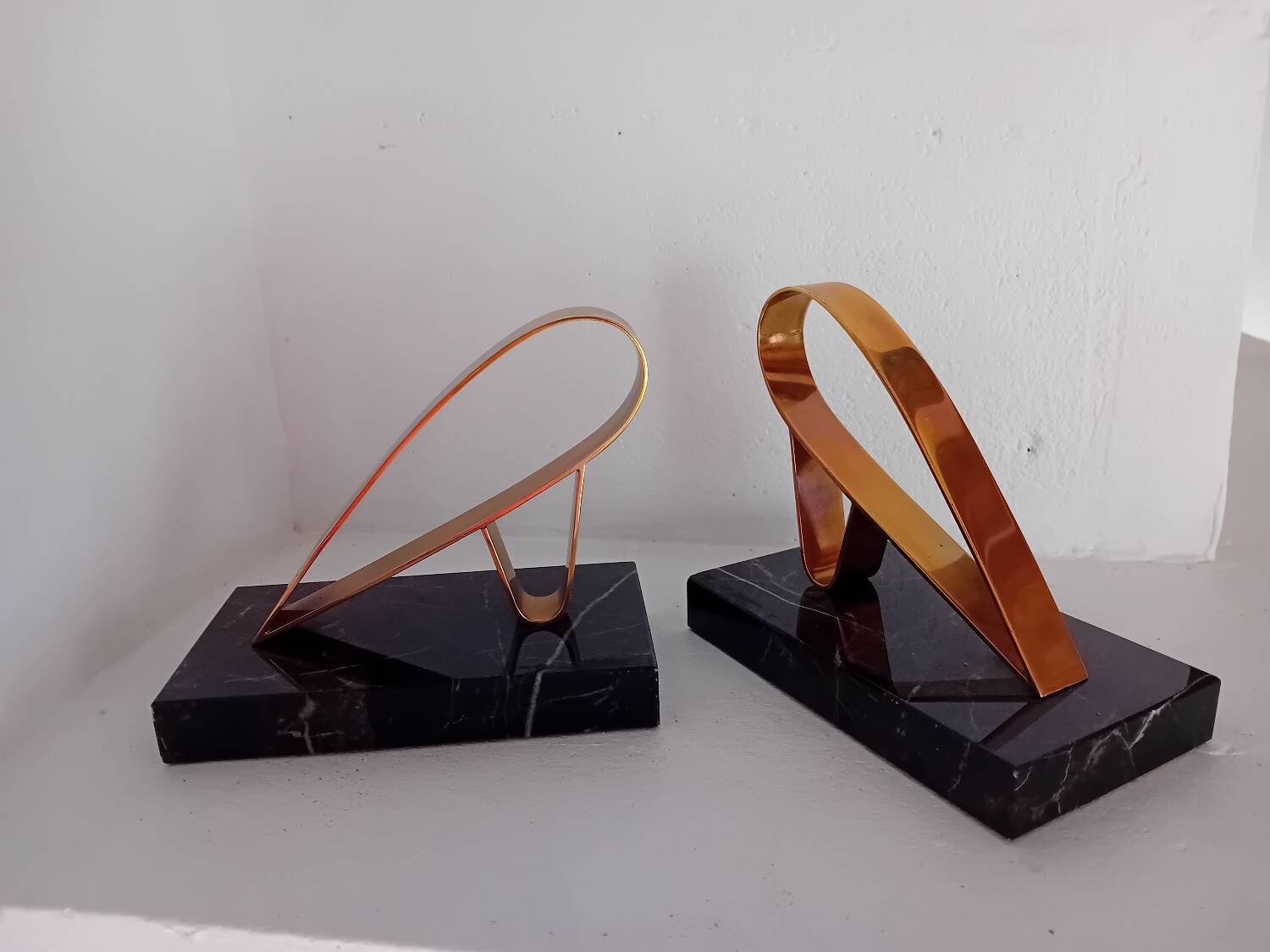 Pair of Gold Starry design bookends