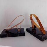 Pair of Gold Starry design bookends