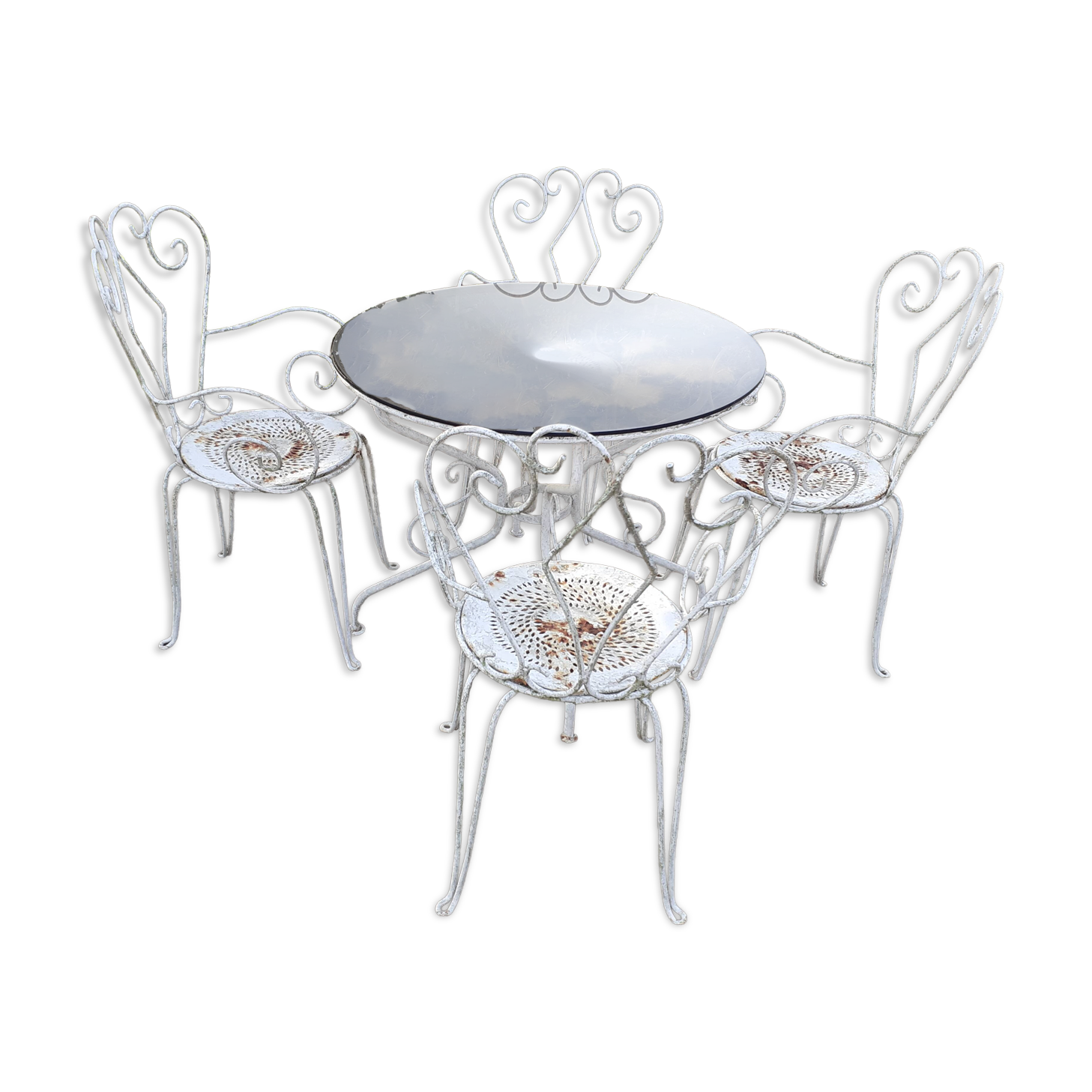 Antique garden furniture